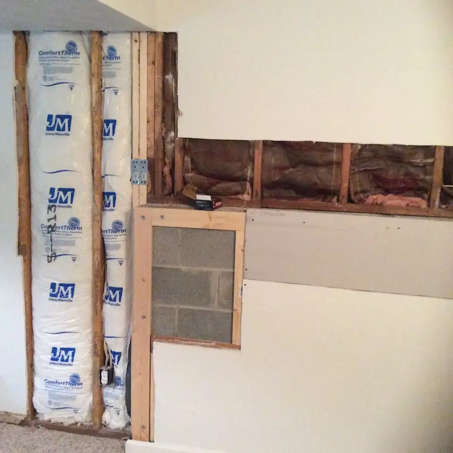 Wall insulation replacement during Odor Removal & Deodorization in Clifton Heights